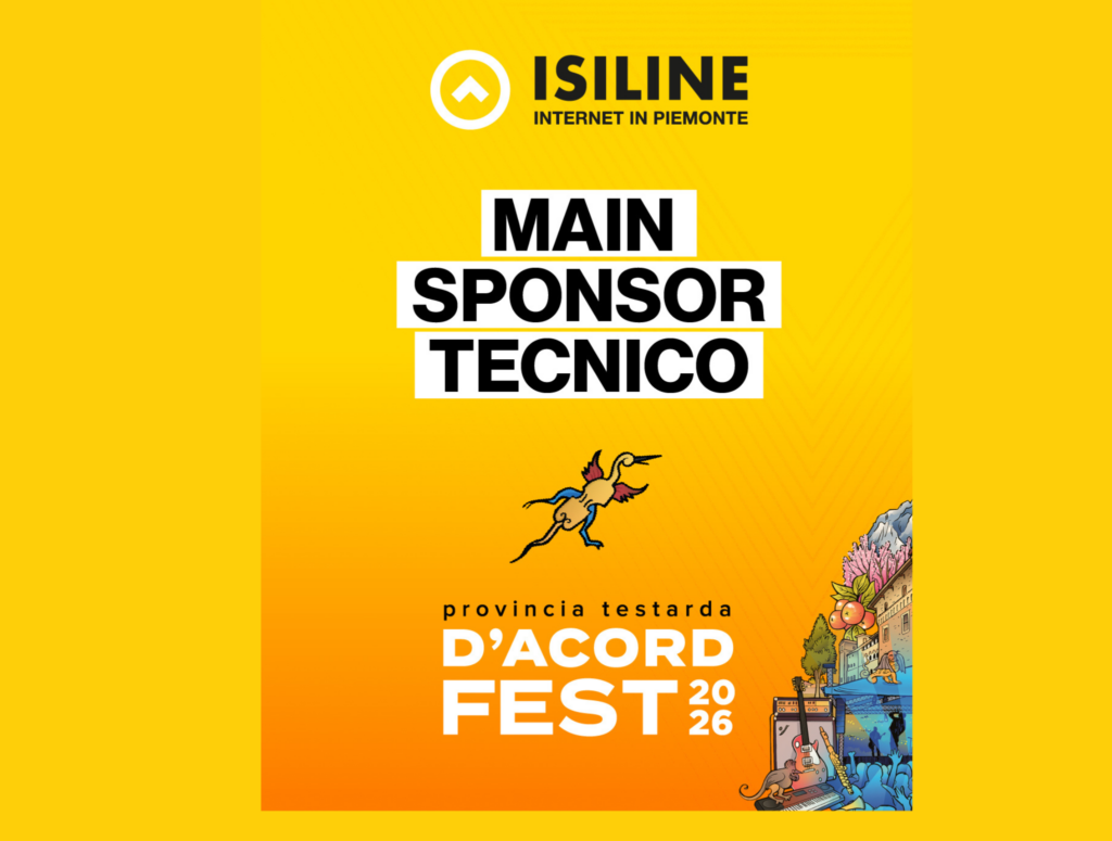 Isiline è main sponsor del festival D'Acord Fest di Lagnasco